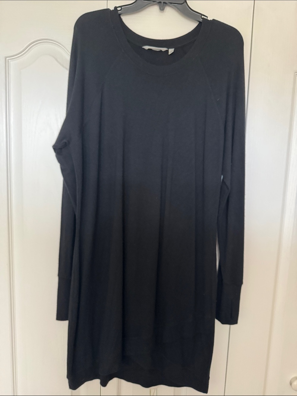 Athleta Black Long Sleeve Tunic Dress